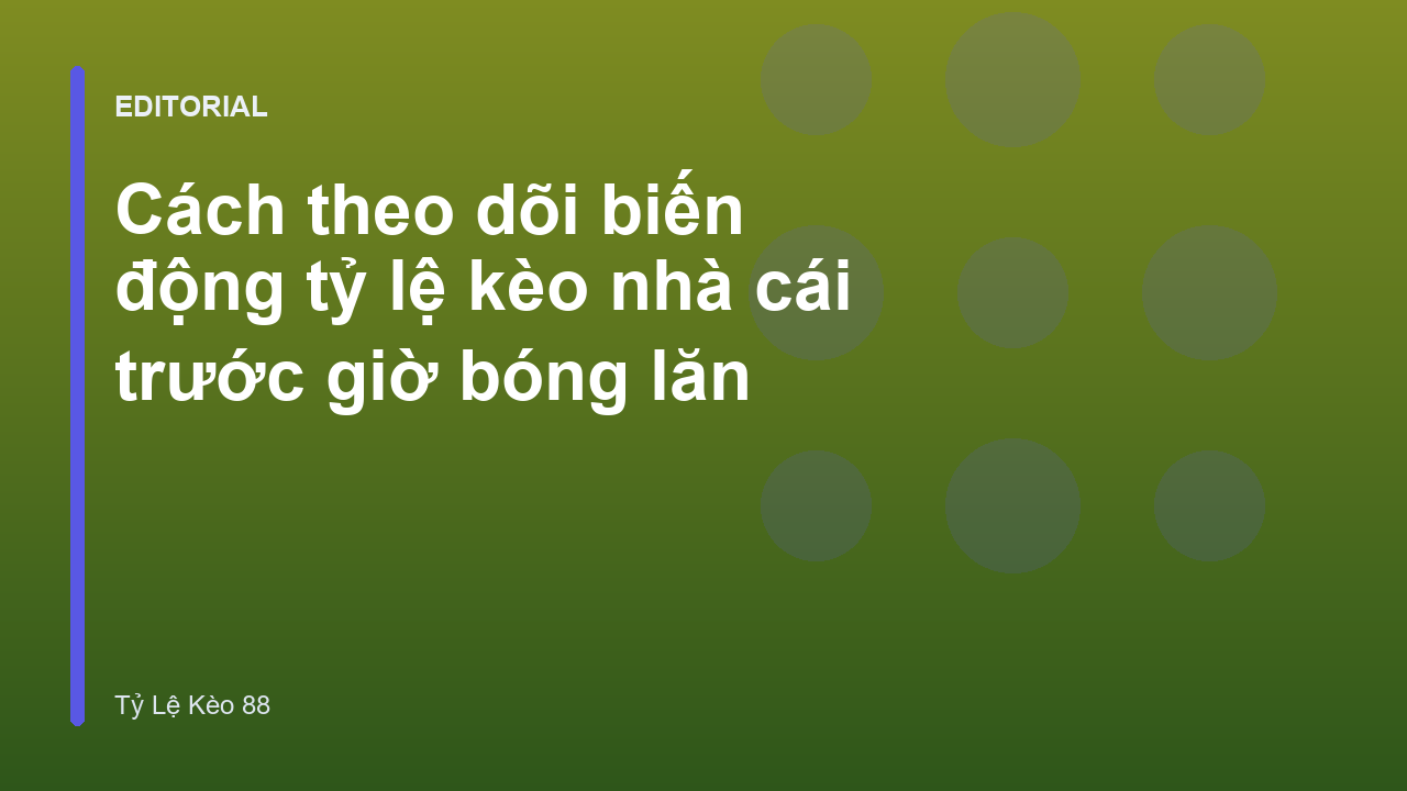 Biểu đồ minh họa biến động tỷ lệ kèo nhà cái